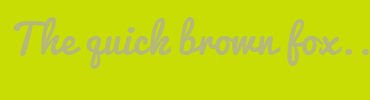 Image with Font Color B4B878 and Background Color C7DD03